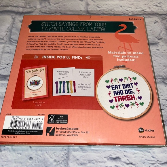 Golden girls cross stitch kit new - Picture 2 of 2